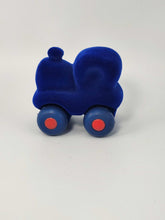 Load image into Gallery viewer, Rubbabu Micro Vehicle Assorted Blue Train toy vehicle