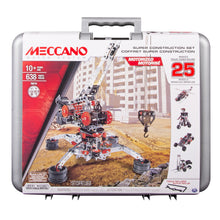 Load image into Gallery viewer, Meccano 25 in 1 Construction Set in Case
