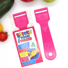 Load image into Gallery viewer, Safety Food Peeler Pink Learning Aid