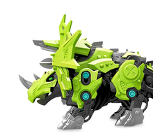 Load image into Gallery viewer, Johnco Armoured Dinosaur Robot Triceratops dinosaur robot