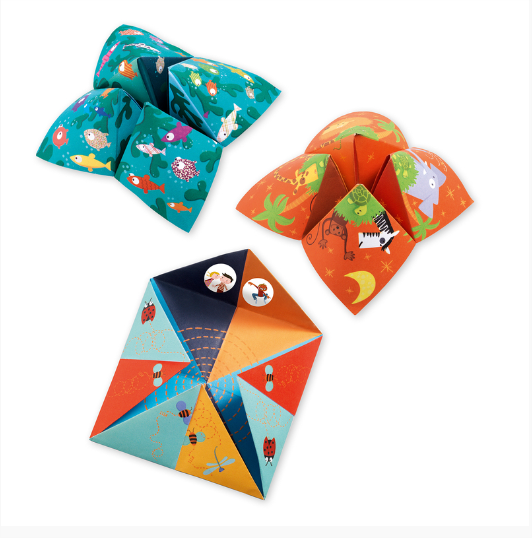 Djeco Origami Bird Game Fortune Tellers Art & Craft Kits
