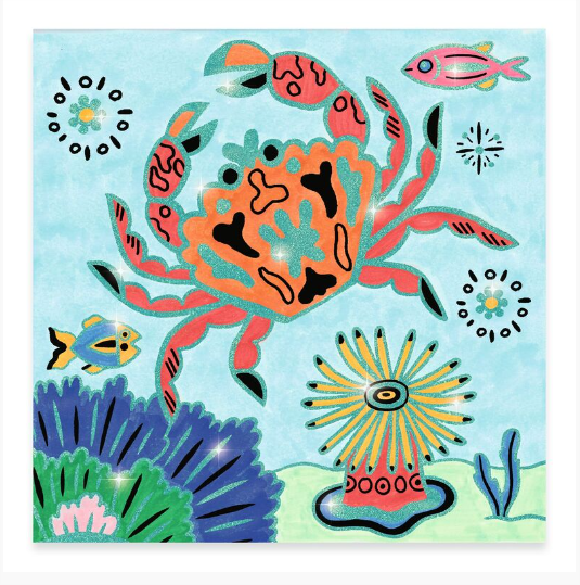 Djeco Shiny Colouring Under The Sea Art & Craft Kits