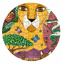 Load image into Gallery viewer, Djeco Puzz'Art Lion Shaped Puzzle 150pc Puzzle