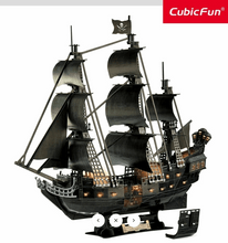 Load image into Gallery viewer, CubicFun Queen Anne's Revenge LED360pc puzzle