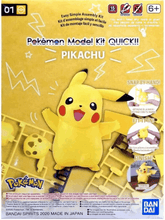 Load image into Gallery viewer, Bandai Pokemon Model Kit Quick PIKACHU 01 model kit