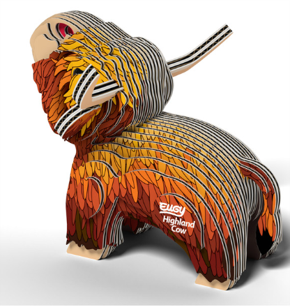 Eugy Dodoland Highland Cow 106 Art & Craft Kits