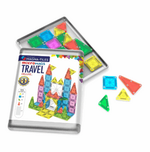 Load image into Gallery viewer, Magna Tiles Micromags Travel Set Deluxe 55pc magnetic tiles