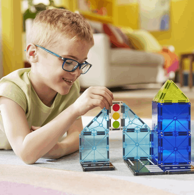 Magna Tiles Police Patrol 20pc magnetic tiles