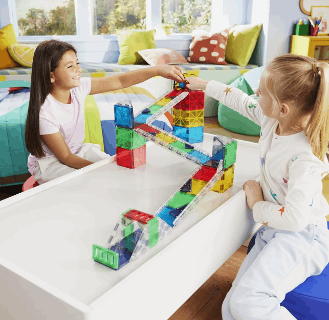 Magna Tiles Rail Racers Deluxe 90pc magnetic tiles