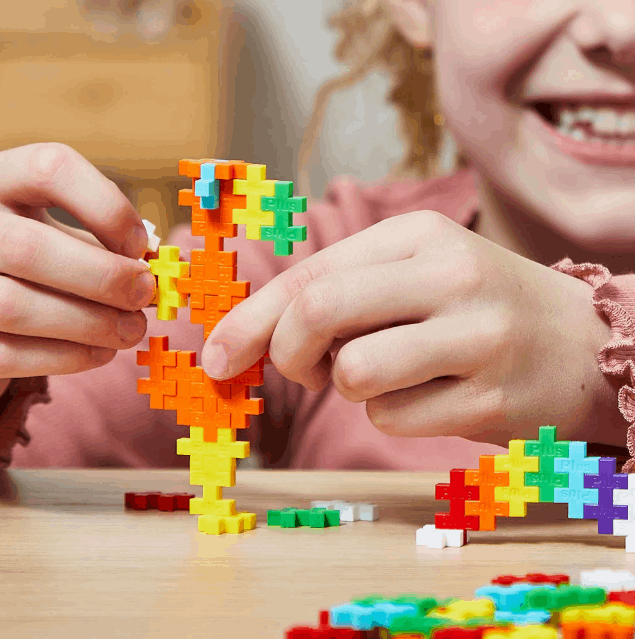 Plus-Plus Rainbow Mix 300pc Construction Toy