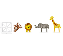 Load image into Gallery viewer, Magna Tiles Safari Animals 25pc Set Construction