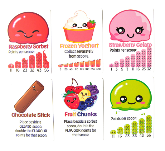 Gelato Card Game Card Game