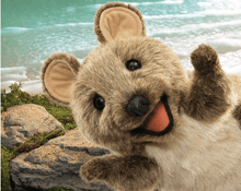 Load image into Gallery viewer, Folkmanis Quokka Puppet hand puppet