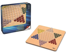 Load image into Gallery viewer, Cayro Chinese Checkers in Metal Tin Board Game