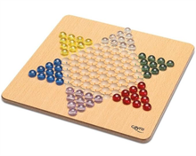 Load image into Gallery viewer, Cayro Chinese Checkers in Metal Tin Board Game