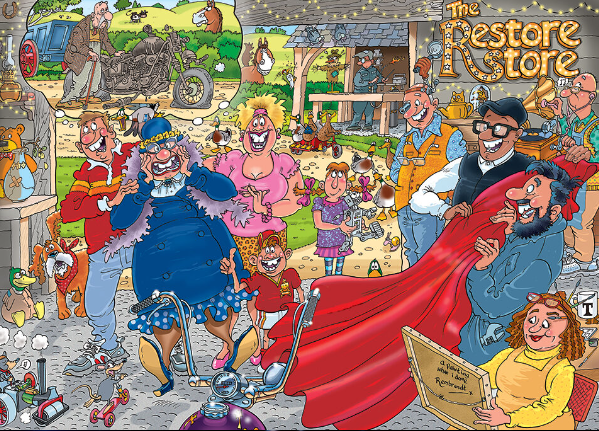 Wasgij Original Puzzle #41 The Restore Store 1000pc