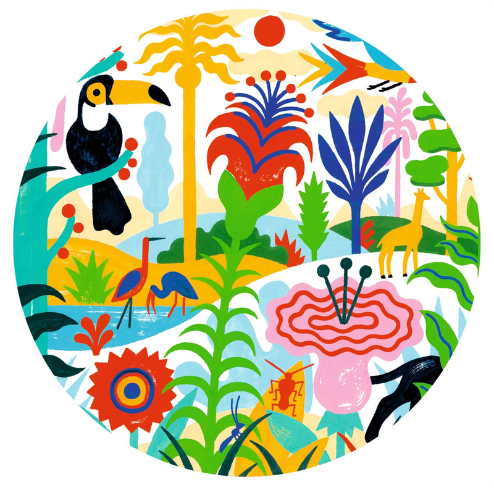 Djeco Jungle Gallery Puzzle 100pc Puzzle