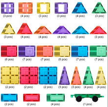Load image into Gallery viewer, Learn & Grow Toys Magnetic Tiles 110pc Pack Construction