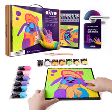 Load image into Gallery viewer, Okto Bunny Colouring wtih Clay Set 29cm x 29cm Art & Craft Kits
