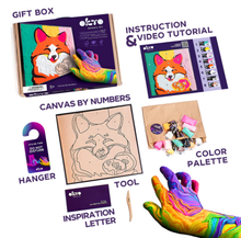 Load image into Gallery viewer, Okto Fox Colouring with Clay Set 29cm x 29cm Art & Craft Kits