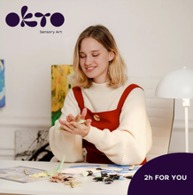 Load image into Gallery viewer, Okto Sensory Art Creative Set Big Wave In Kanawaga 30 Cm X 40 Cm Art & Craft Kits