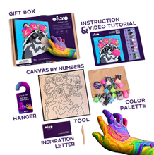 Load image into Gallery viewer, Okto Raccoon Coloring With Clay Set 29cm X 29cm Art & Craft Kits