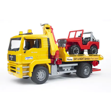 Load image into Gallery viewer, Bruder Man TGA Breakdown Truck with 4WD