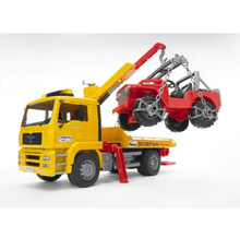 Load image into Gallery viewer, Bruder Man TGA Breakdown Truck with 4WD