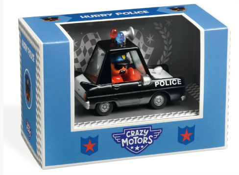 Djeco Crazy Motors Hurry Police Transport