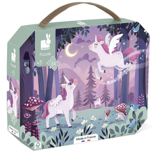 Load image into Gallery viewer, Janod Dreamland Unicorn Puzzle 54pc