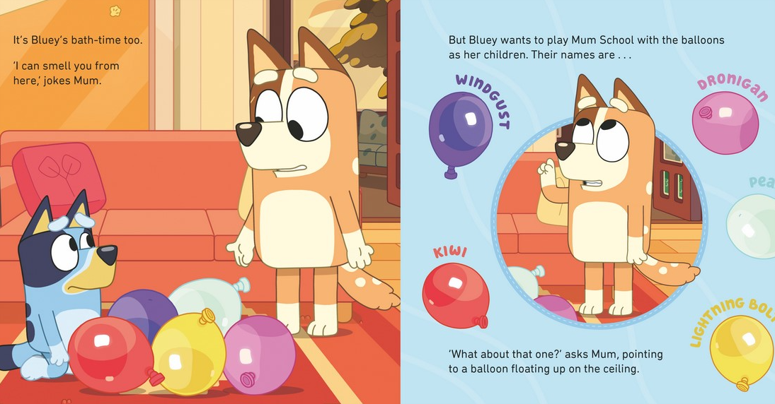 Bluey Mum School Book