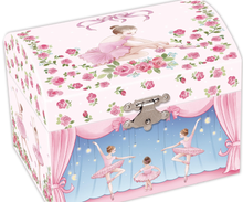 Load image into Gallery viewer, Rosabella Ballerina Dome Music Box