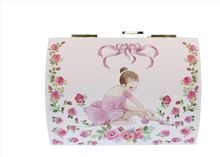 Load image into Gallery viewer, Rosabella Ballerina Dome Music Box