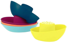 Load image into Gallery viewer, Boon Fleet Stacking Boats 5pc Bath Toys