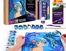Load image into Gallery viewer, Okto Sensory Art DIY 3D Painting Manga WATER 30x40cm