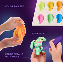 Load image into Gallery viewer, Okto Sensory Art Wood & Craft Little Worlds BUNNY MOON