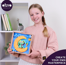 Load image into Gallery viewer, Okto Sensory Art Wood & Craft Little Worlds BUNNY MOON