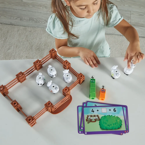 Numberblocks Sheep Farm Mathlink Cube Activity Set Learning Aid