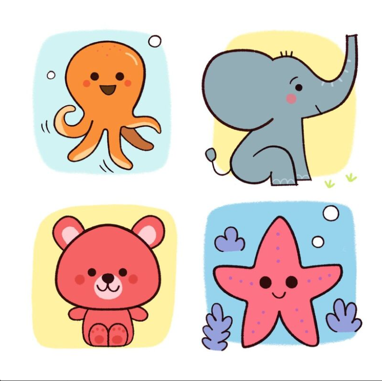 Djeco Step by Step Babies & Co Animals Learn To Draw