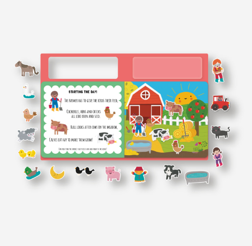 Really Decent Books Felt Friends Hello Farmyard Children's Book