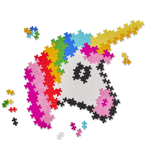 Plus-Plus Puzzle By Number Unicorn 250pc Construction