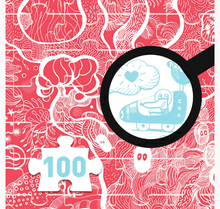 Load image into Gallery viewer, Djeco The Enchanted Tree Find A Wizzy Puzzle 100pc puzzle