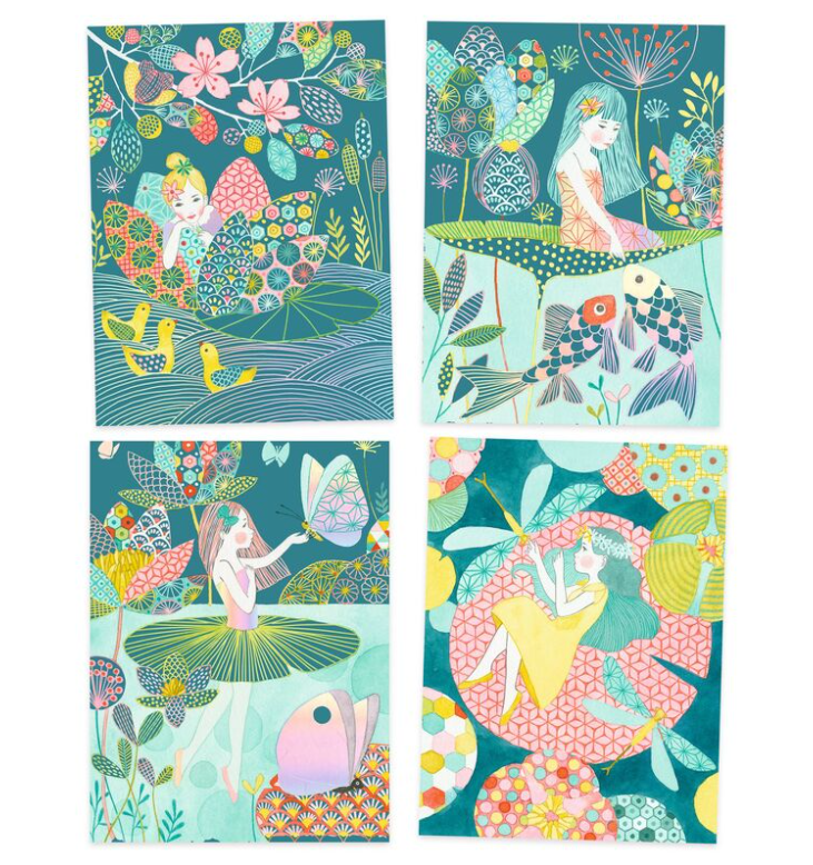 Djeco The Pond Scratch Cards