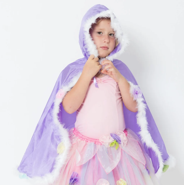 Dress Up Heavenly Cape Purple Costume