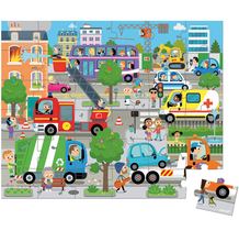 Load image into Gallery viewer, Janod City 36pc Puzzle