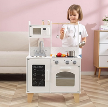Load image into Gallery viewer, Viga Polar B Little Chef's Kitchen Classic White Pretend Food Play