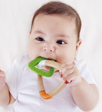 Load image into Gallery viewer, Hape Double Triangle Teether Baby