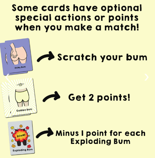 Go Bum The Cheeky version of Go Fish Card Game