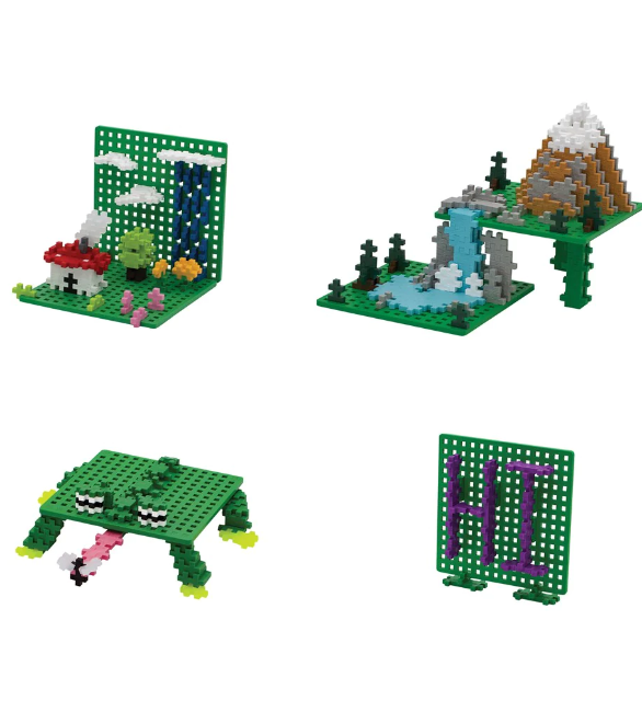 Plus-Plus Baseplates Green Construction