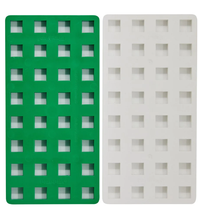 Load image into Gallery viewer, Plus-Plus BIG Baseplate White & Green Construction